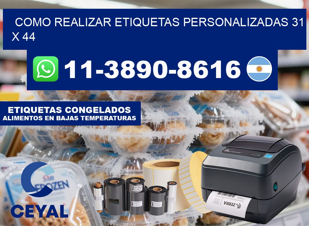 como realizar etiquetas personalizadas 31 x 44