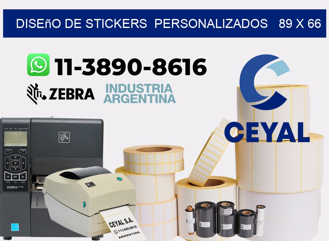 diseño de stickers  personalizados   89 x 66