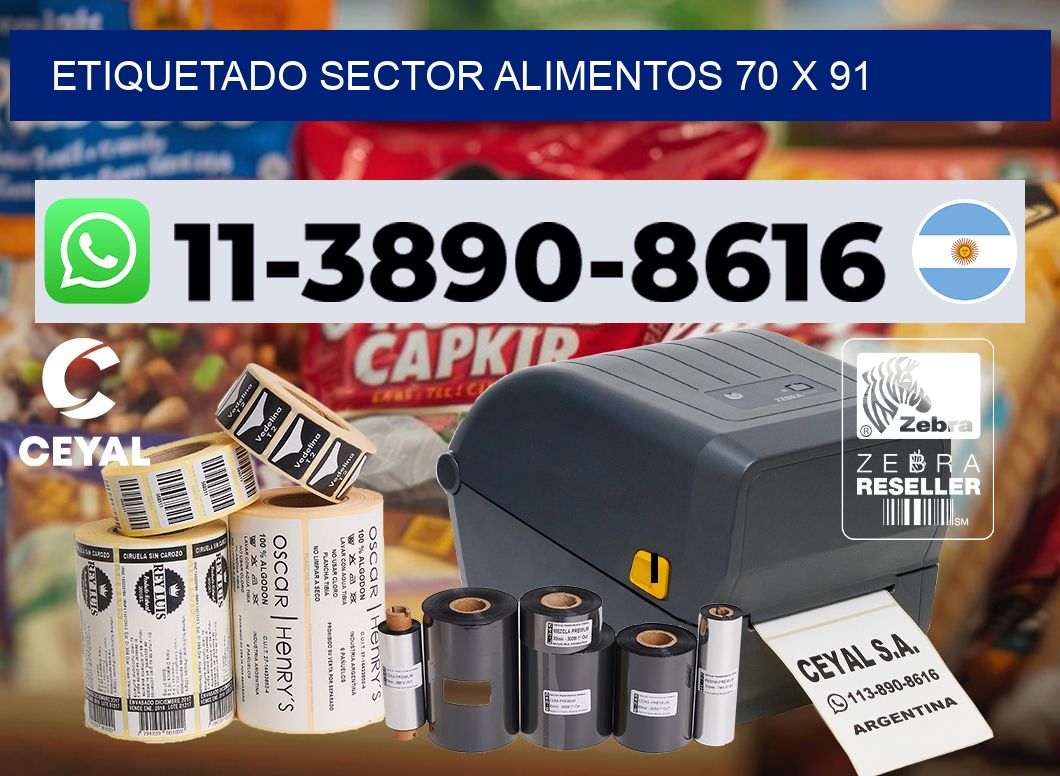 etiquetado sector alimentos 70 x 91
