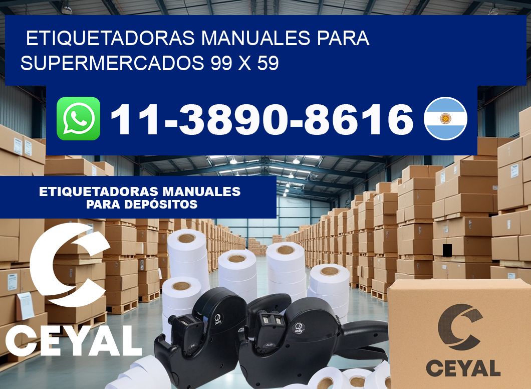 etiquetadoras manuales para supermercados 99 x 59