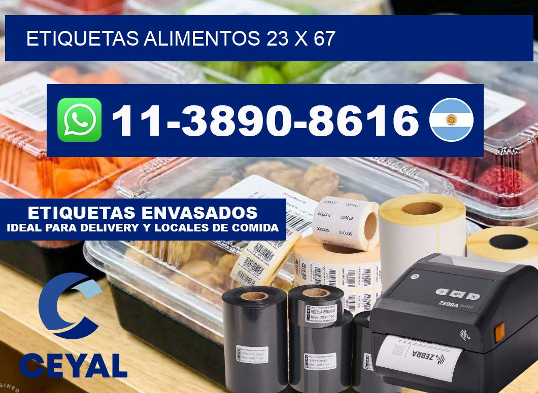 etiquetas alimentos 23 x 67