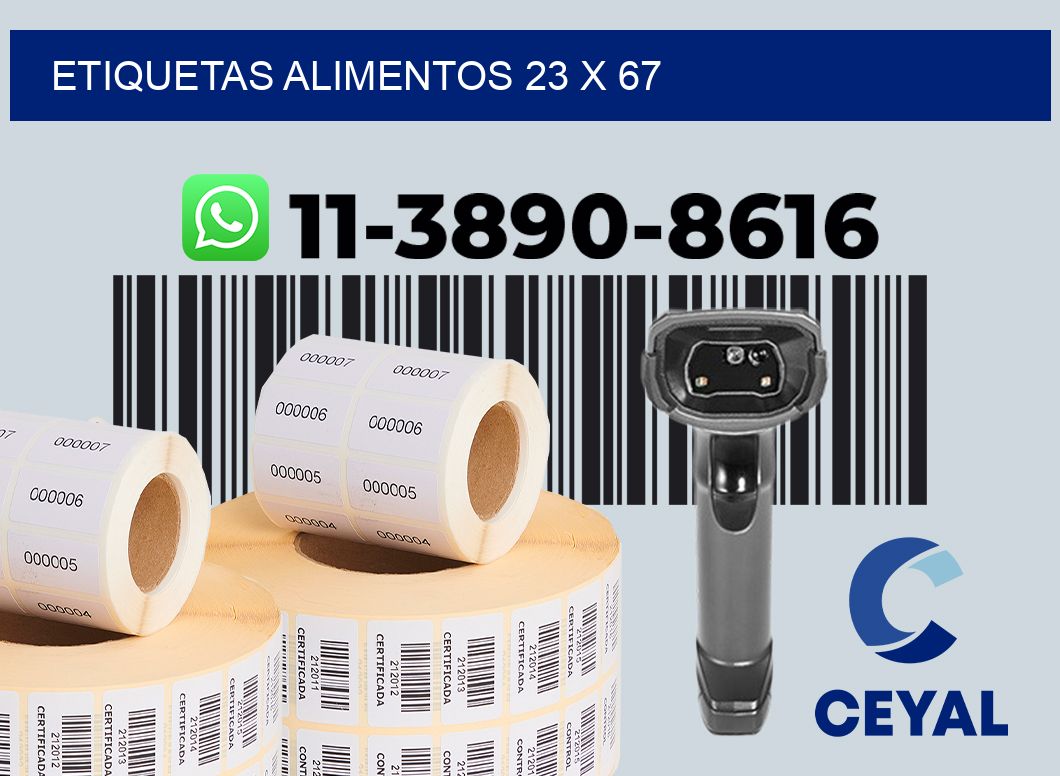 etiquetas alimentos 23 x 67