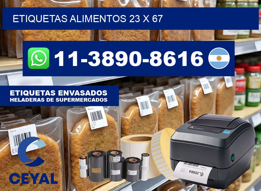 etiquetas alimentos 23 x 67