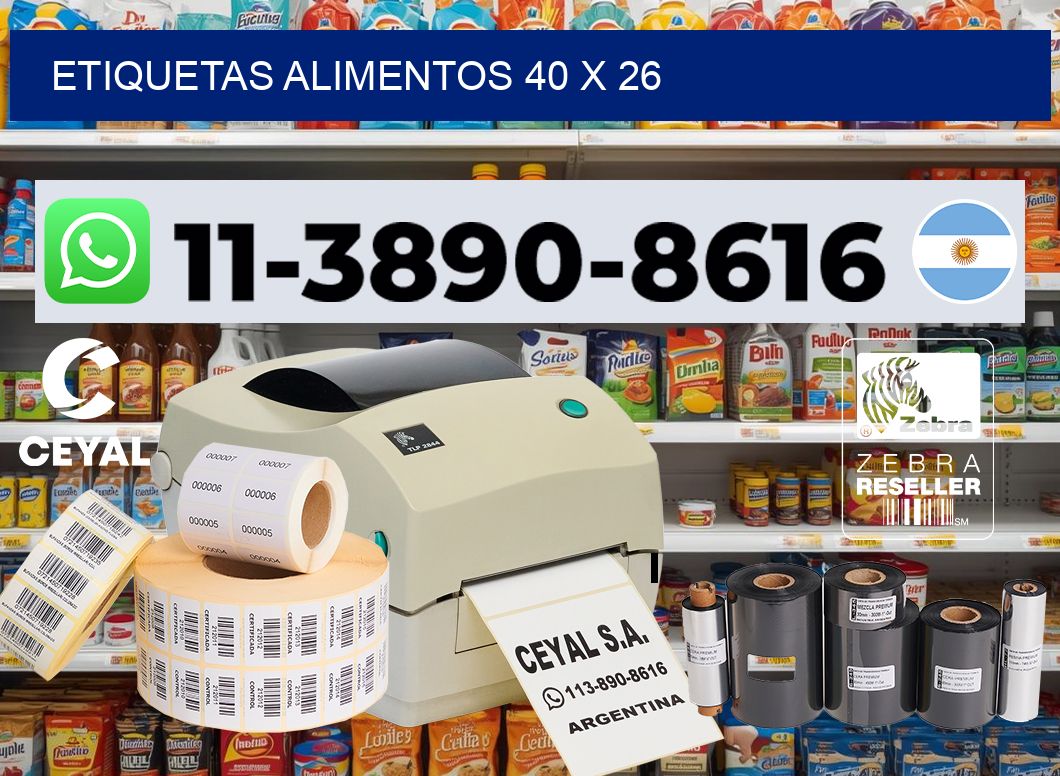 etiquetas alimentos 40 x 26