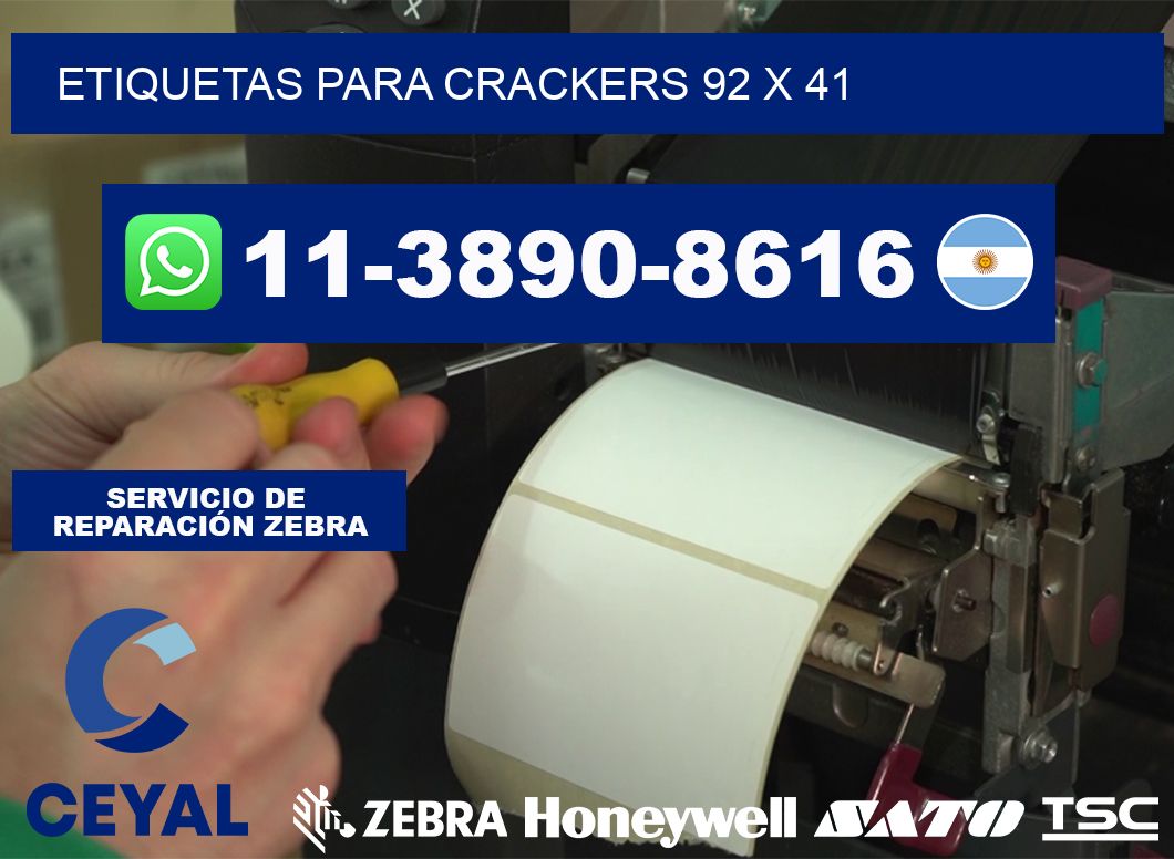 etiquetas para Crackers 92 x 41