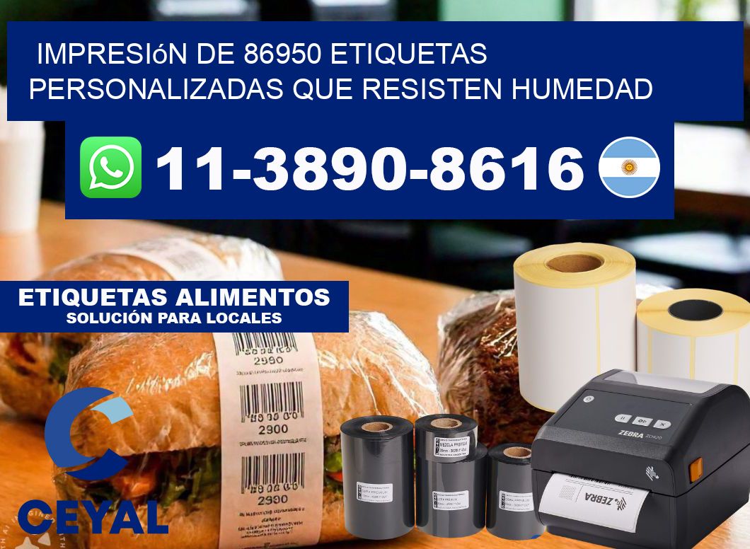 impresión de 86950 etiquetas personalizadas que resisten humedad