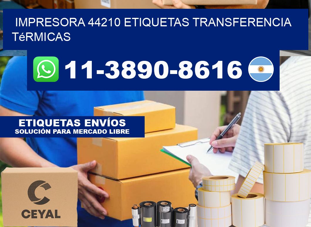 impresora 44210 etiquetas transferencia térmicas