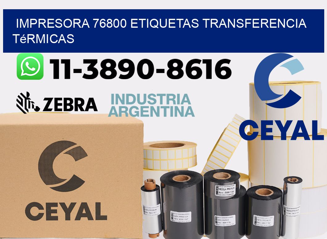 impresora 76800 etiquetas transferencia térmicas