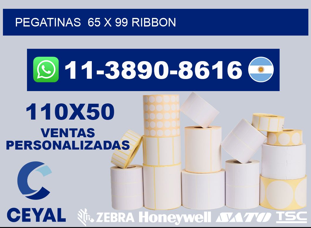 pegatinas  65 x 99 ribbon