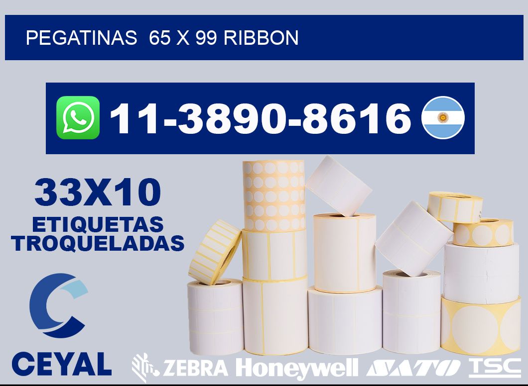 pegatinas  65 x 99 ribbon