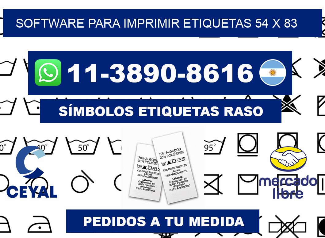 software para imprimir etiquetas 54 x 83