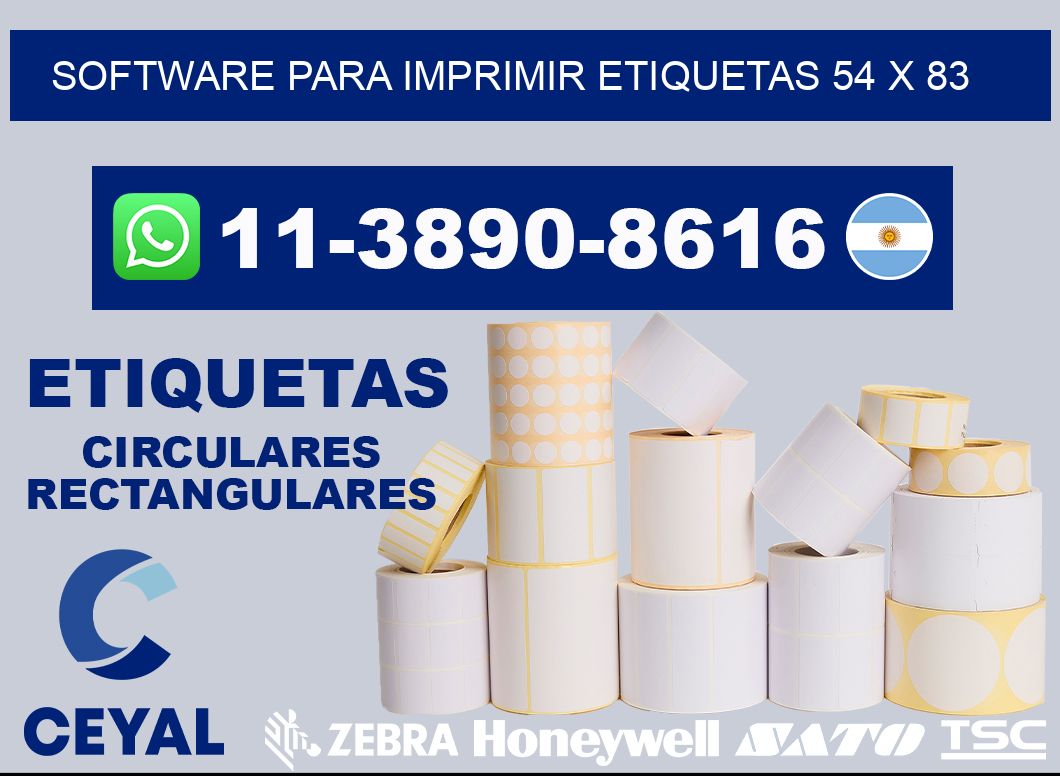 software para imprimir etiquetas 54 x 83