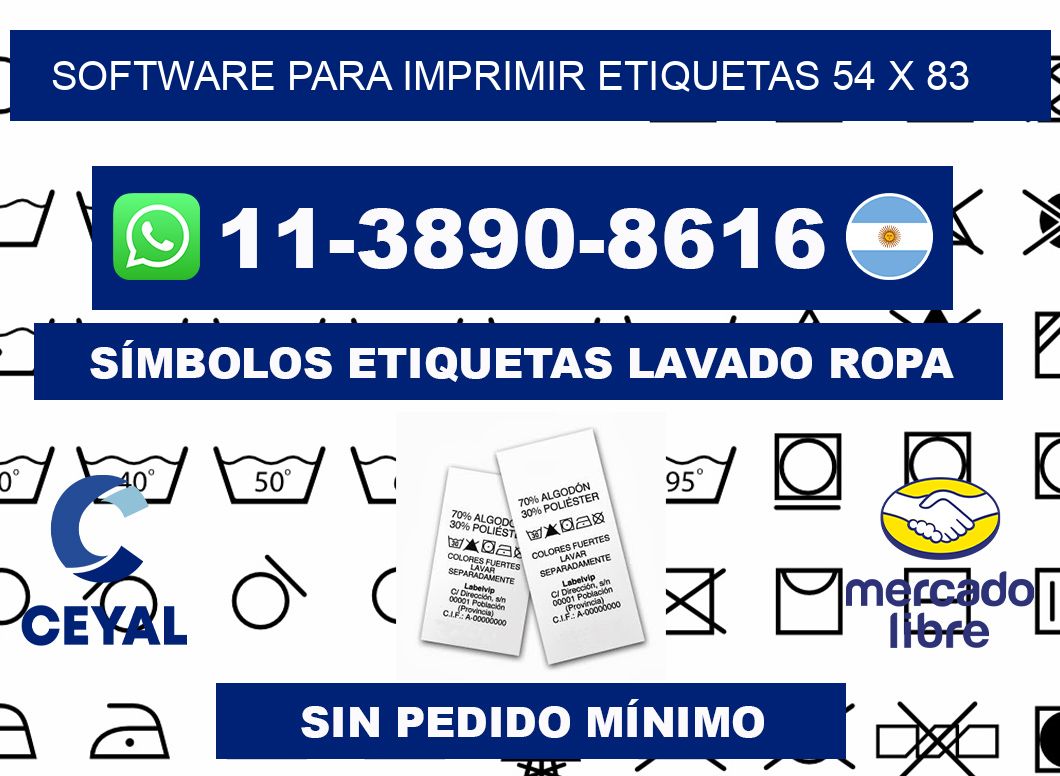 software para imprimir etiquetas 54 x 83