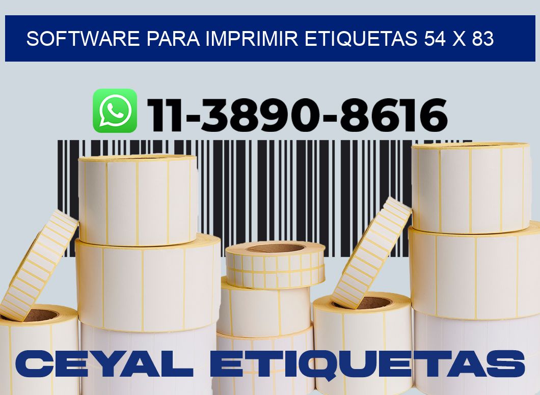 software para imprimir etiquetas 54 x 83