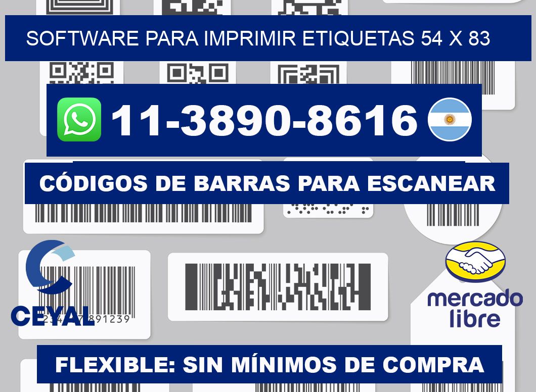 software para imprimir etiquetas 54 x 83