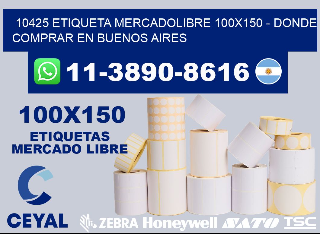 10425 etiqueta MercadoLibre 100x150 - Donde Comprar en Buenos Aires