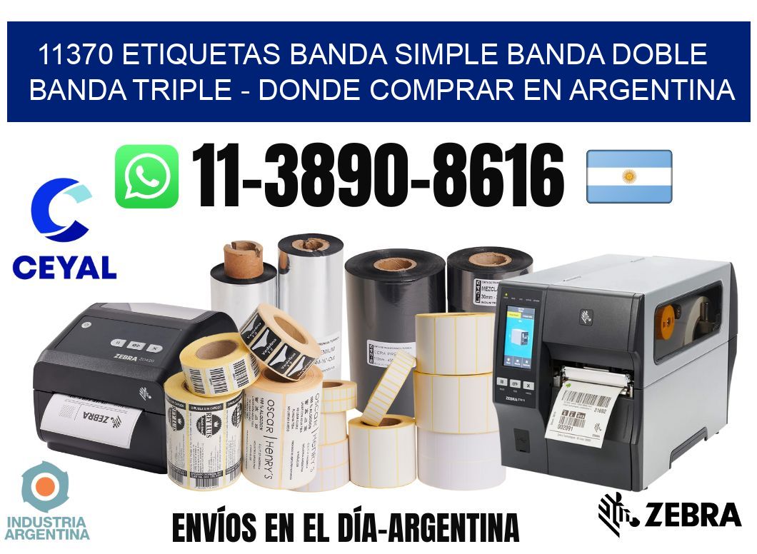 11370 etiquetas banda simple banda doble banda triple - Donde Comprar en Argentina