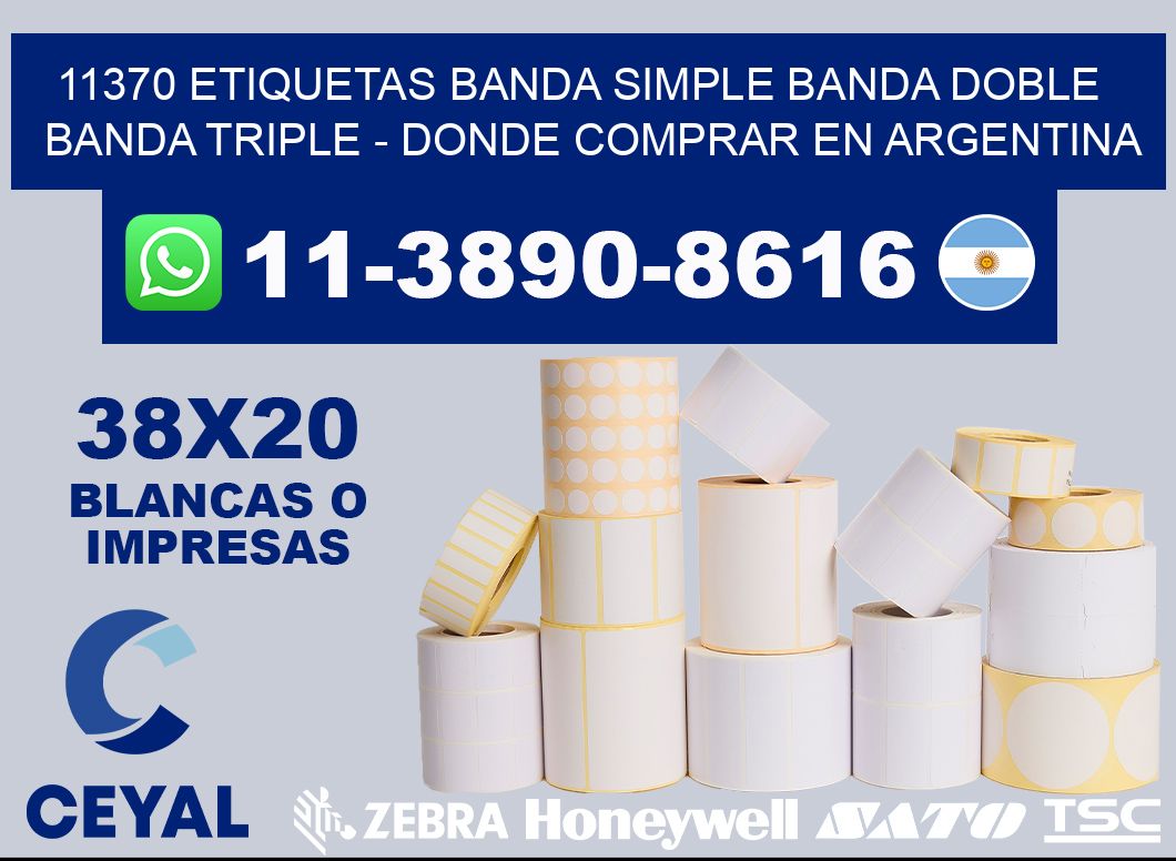 11370 etiquetas banda simple banda doble banda triple - Donde Comprar en Argentina