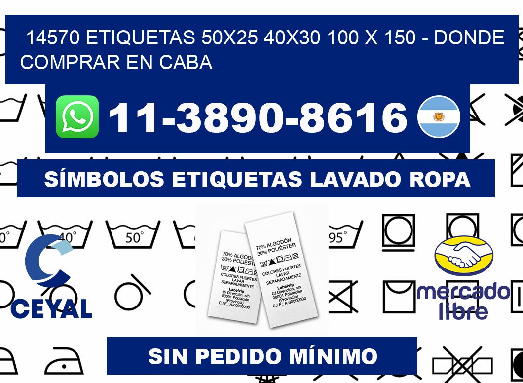 14570 etiquetas 50x25 40x30 100 x 150 - Donde Comprar en Caba