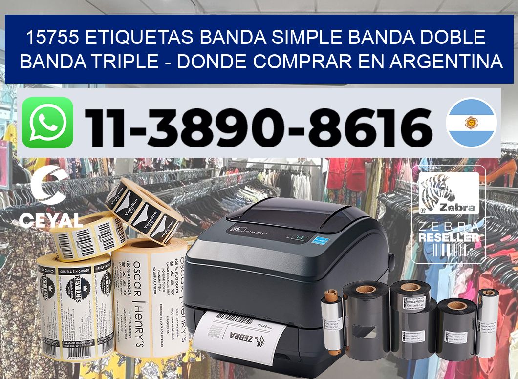 15755 etiquetas banda simple banda doble banda triple – Donde Comprar en Argentina