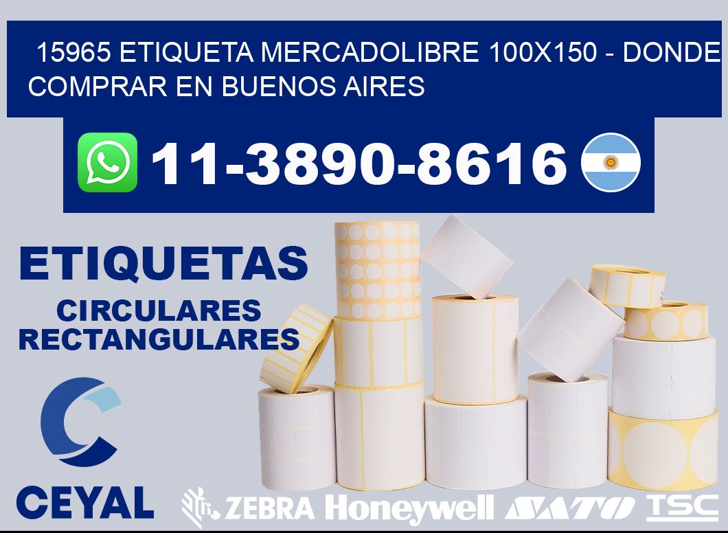 15965 etiqueta MercadoLibre 100x150 - Donde Comprar en Buenos Aires