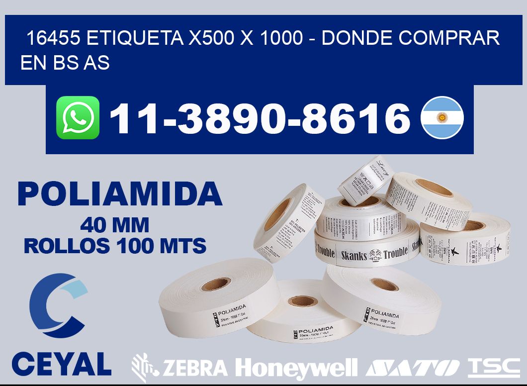 16455 etiqueta x500 x 1000 - Donde Comprar en bs as