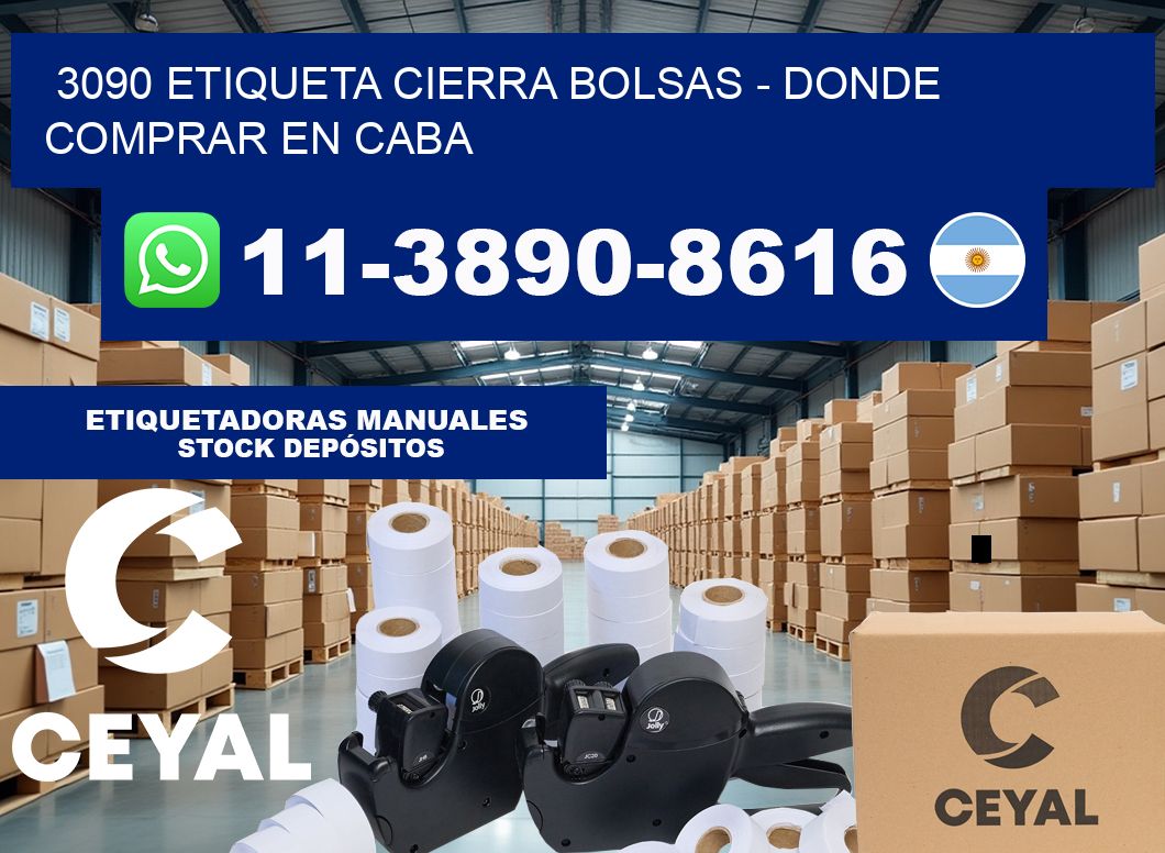 3090 etiqueta Cierra Bolsas – Donde Comprar en Caba