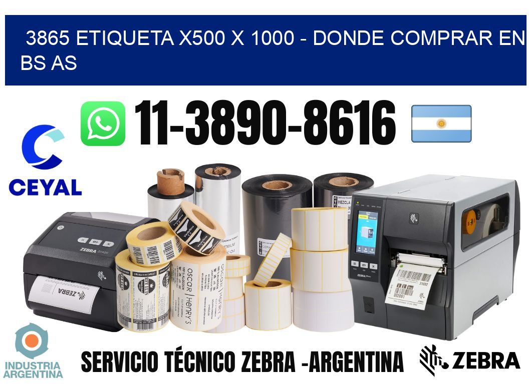3865 etiqueta x500 x 1000 - Donde Comprar en bs as