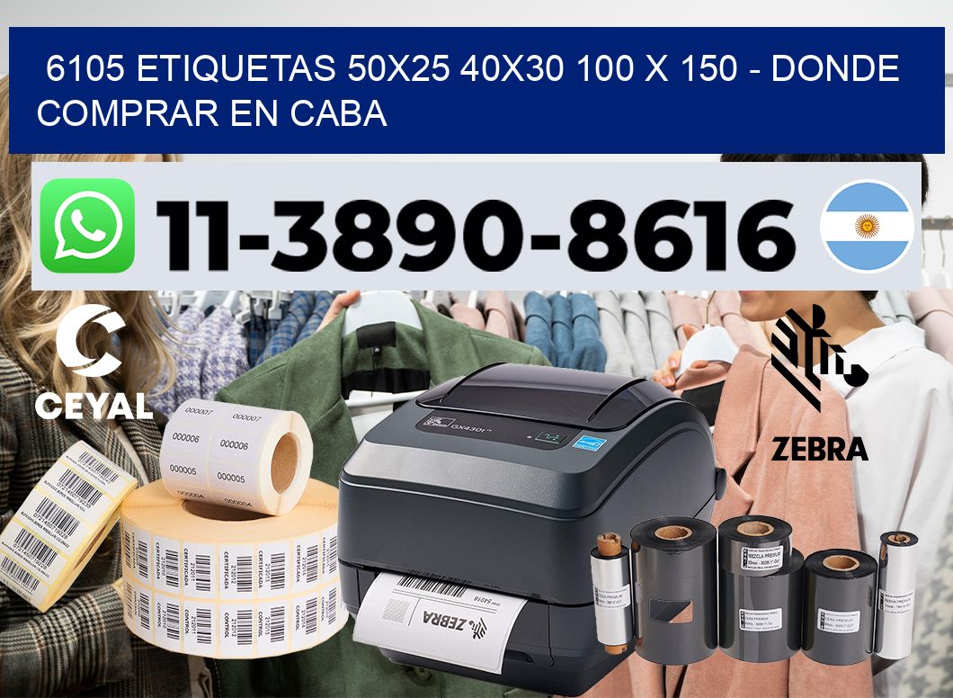 6105 etiquetas 50×25 40×30 100 x 150 – Donde Comprar en Caba