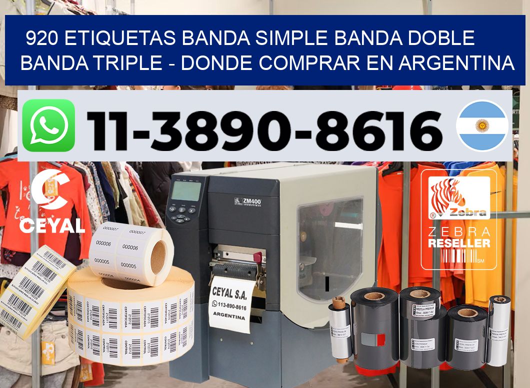 920 etiquetas banda simple banda doble banda triple – Donde Comprar en Argentina
