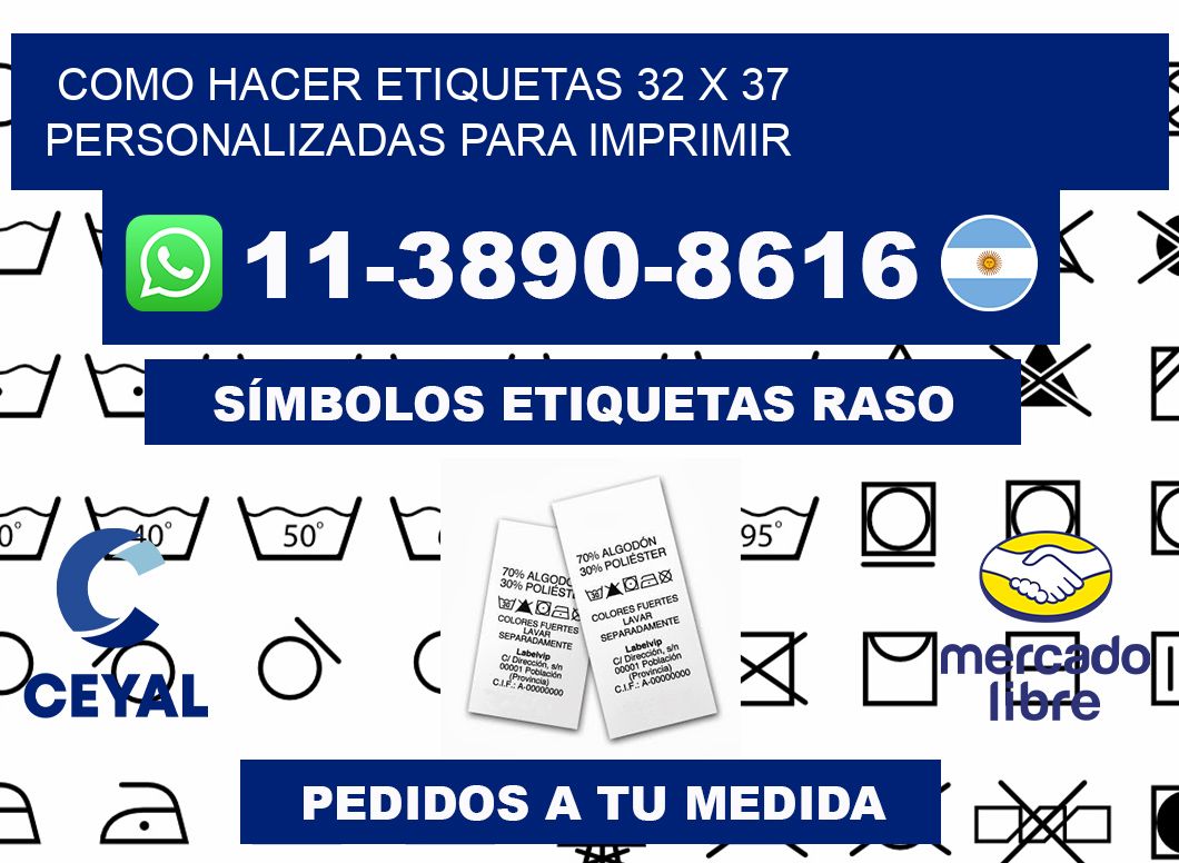 como hacer etiquetas 32 x 37 personalizadas para imprimir