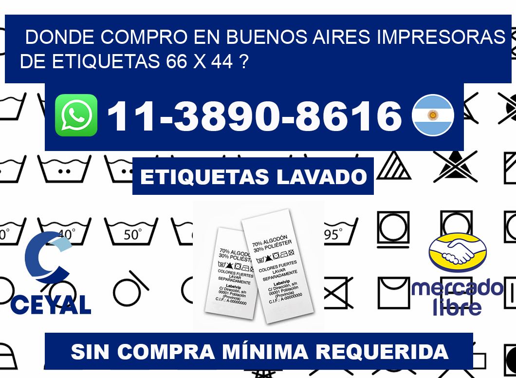 donde compro en buenos aires impresoras de etiquetas 66 x 44 ?