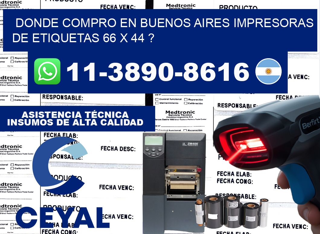 donde compro en buenos aires impresoras de etiquetas 66 x 44 ?