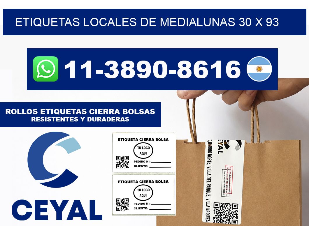 etiquetas locales de medialunas 30 x 93