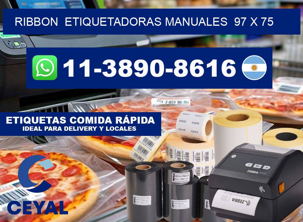 ribbon Etiquetadoras Manuales 97 x 75