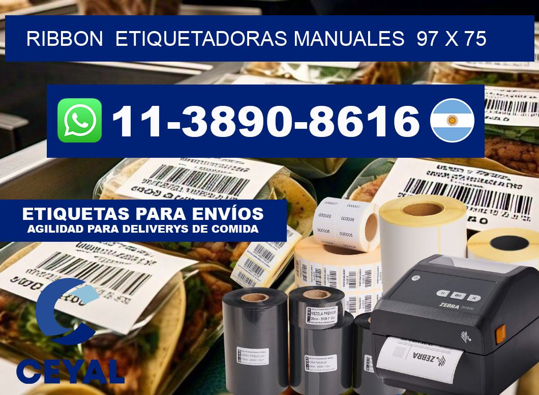 ribbon Etiquetadoras Manuales 97 x 75
