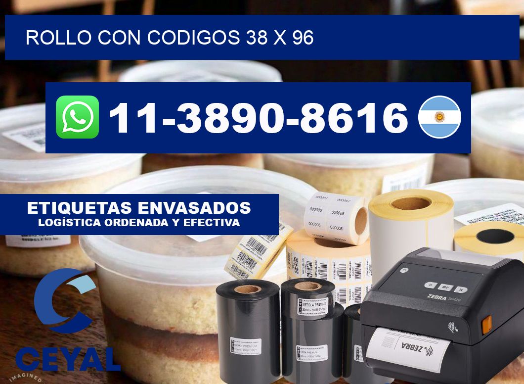 rollo con codigos 38 x 96