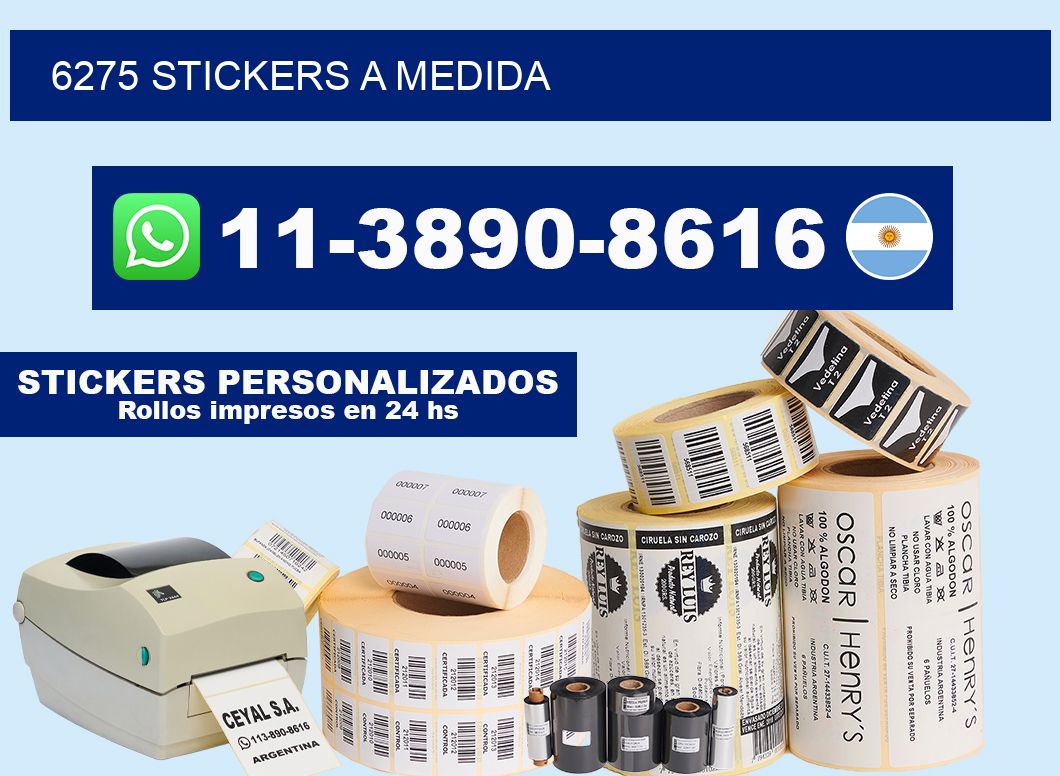 6275 stickers a medida