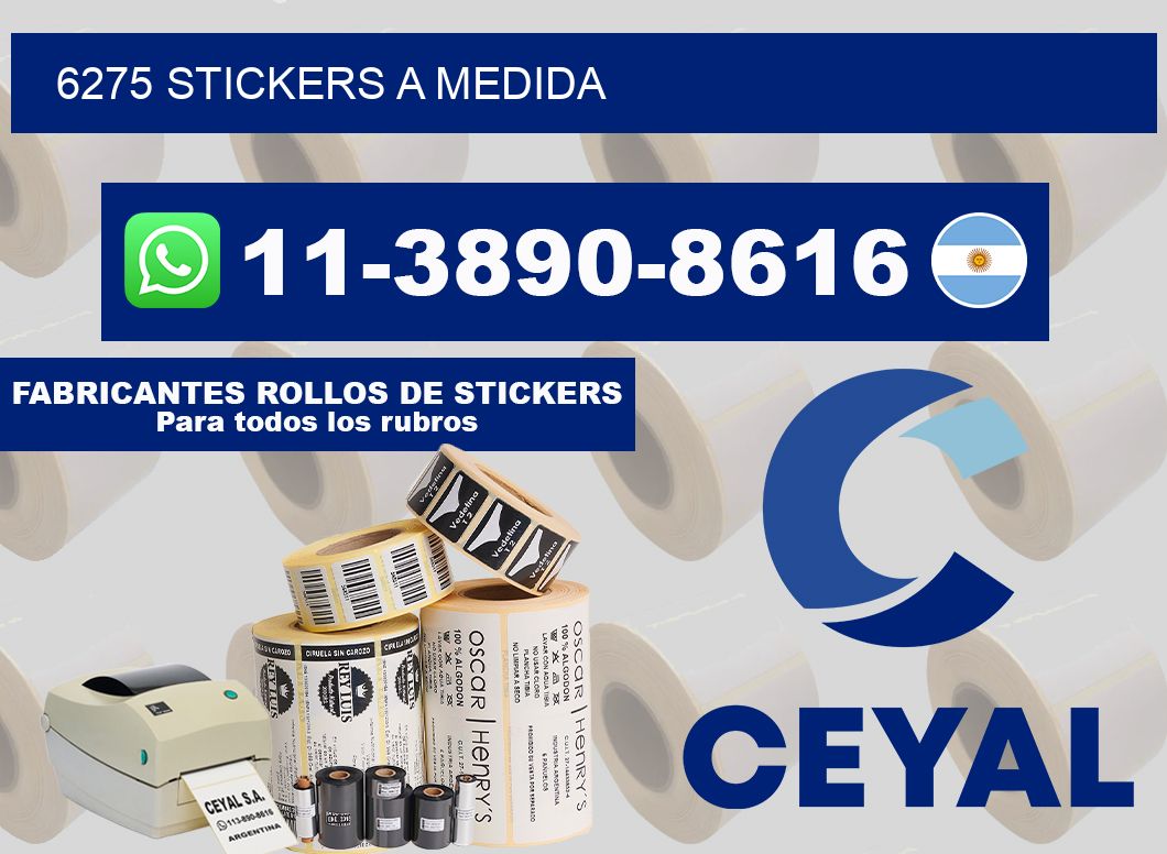 6275 stickers a medida
