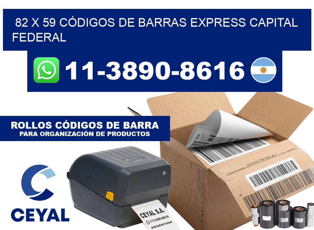82 x 59 CÓDIGOS DE BARRAS EXPRESS CAPITAL FEDERAL