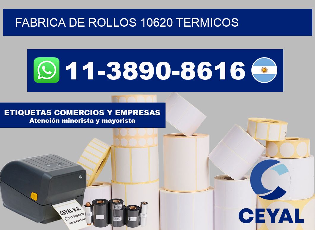 FABRICA DE ROLLOS 10620 TERMICOS