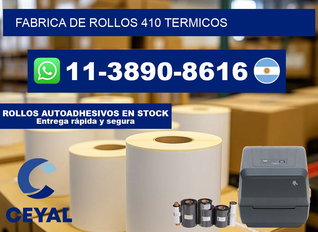 FABRICA DE ROLLOS 410 TERMICOS