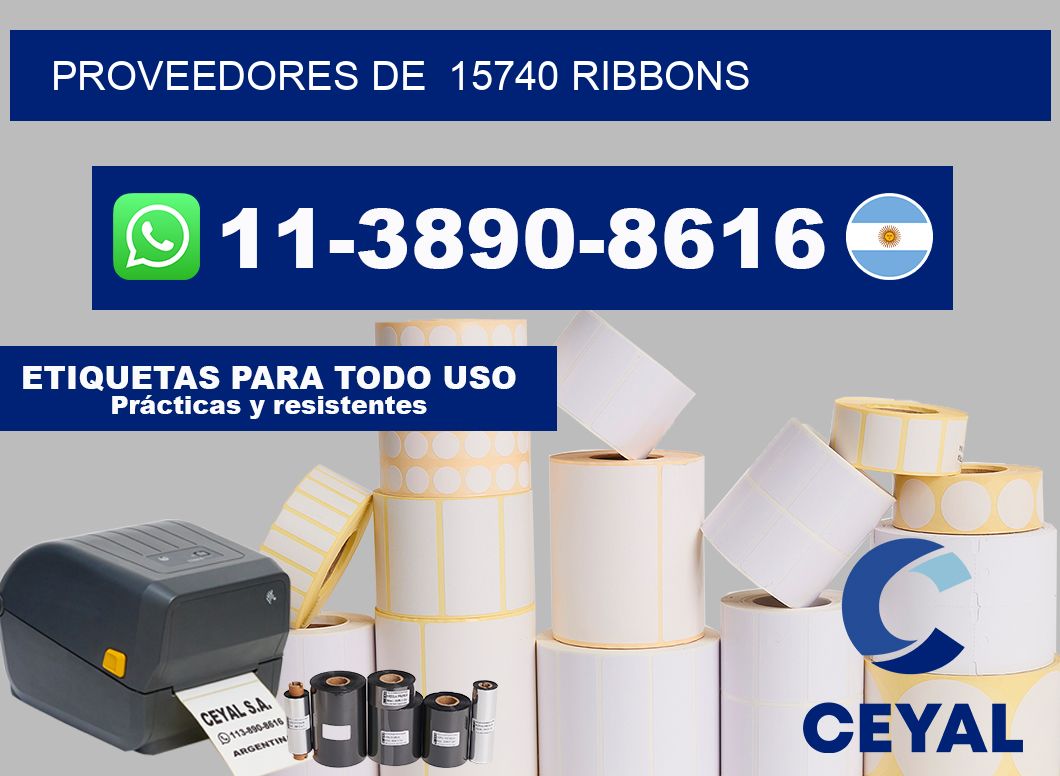 Proveedores de  15740 ribbons