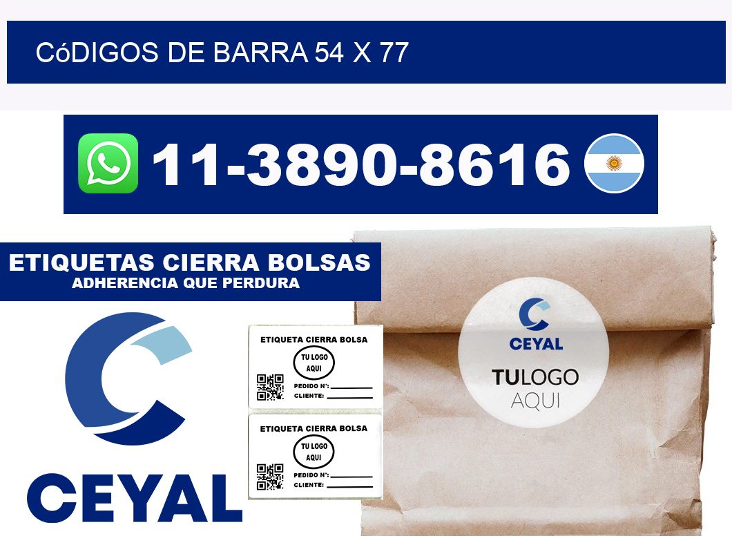 códigos de barra 54 x 77