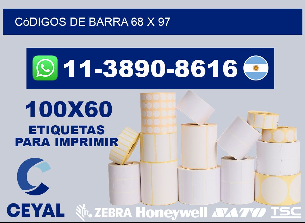 códigos de barra 68 x 97