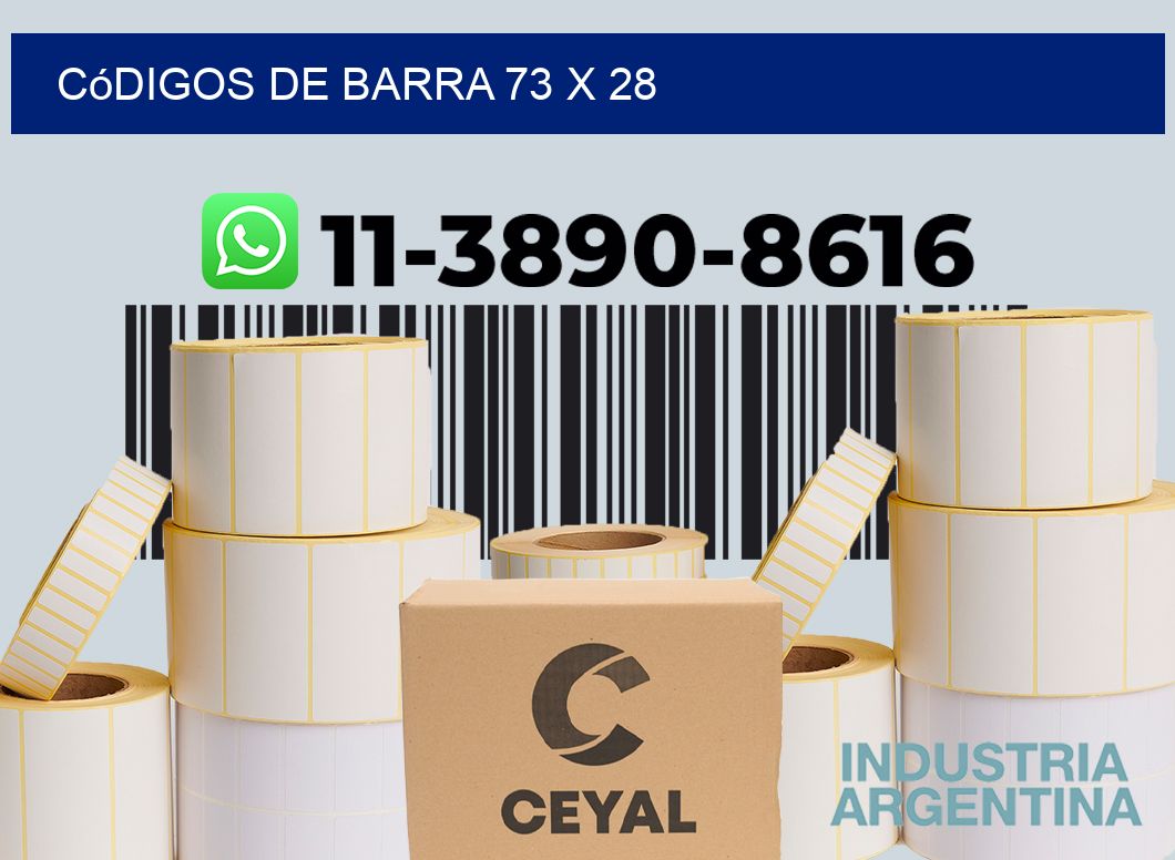 códigos de barra 73 x 28