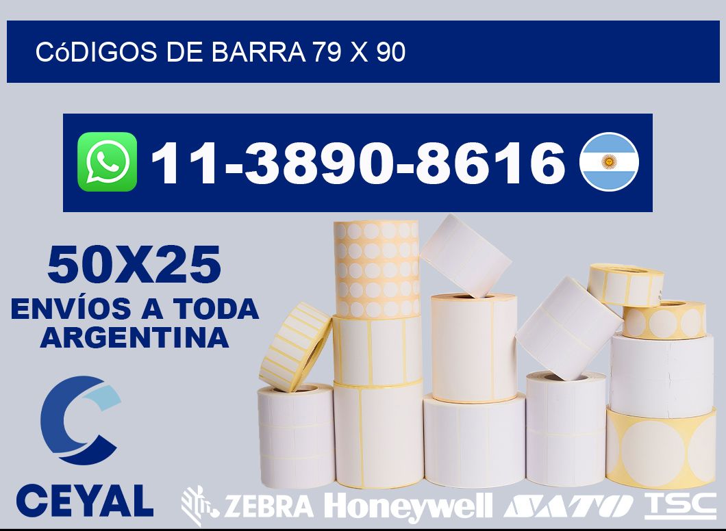 códigos de barra 79 x 90