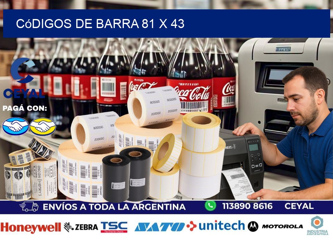códigos de barra 81 x 43