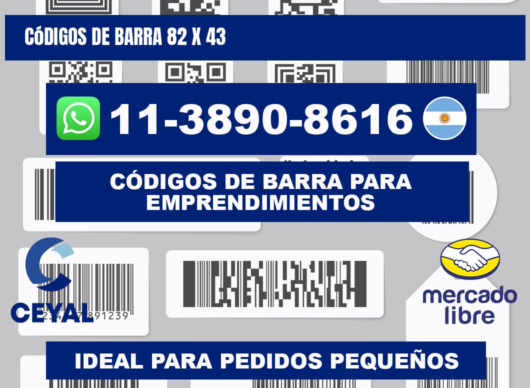 códigos de barra 82 x 43