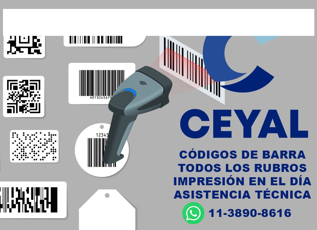 códigos de barra 87 x 99